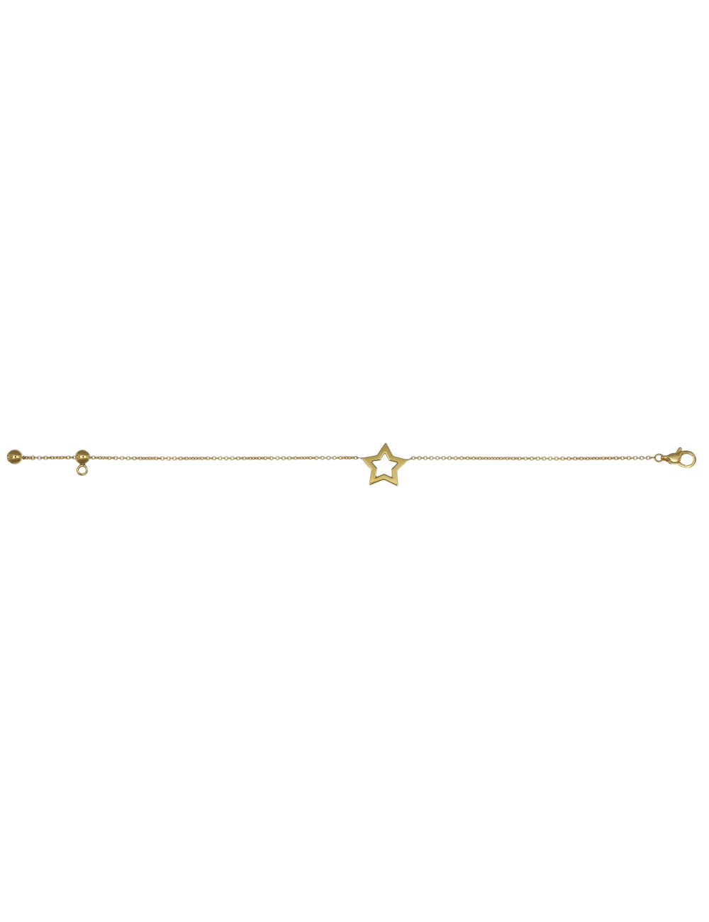 Joyería - Pulsera Ajustable de Estrella en Oro de 18k - Lisa Colpo | Italian Jewelry Boutique