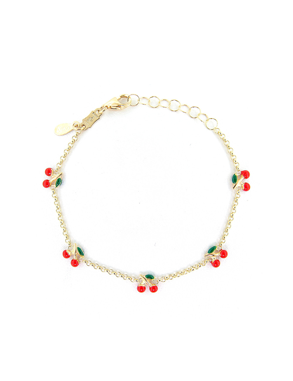 Joyería - Pulsera Cereza en Oro de 18k - Alice Gioielli | Italian Jewelry Boutique