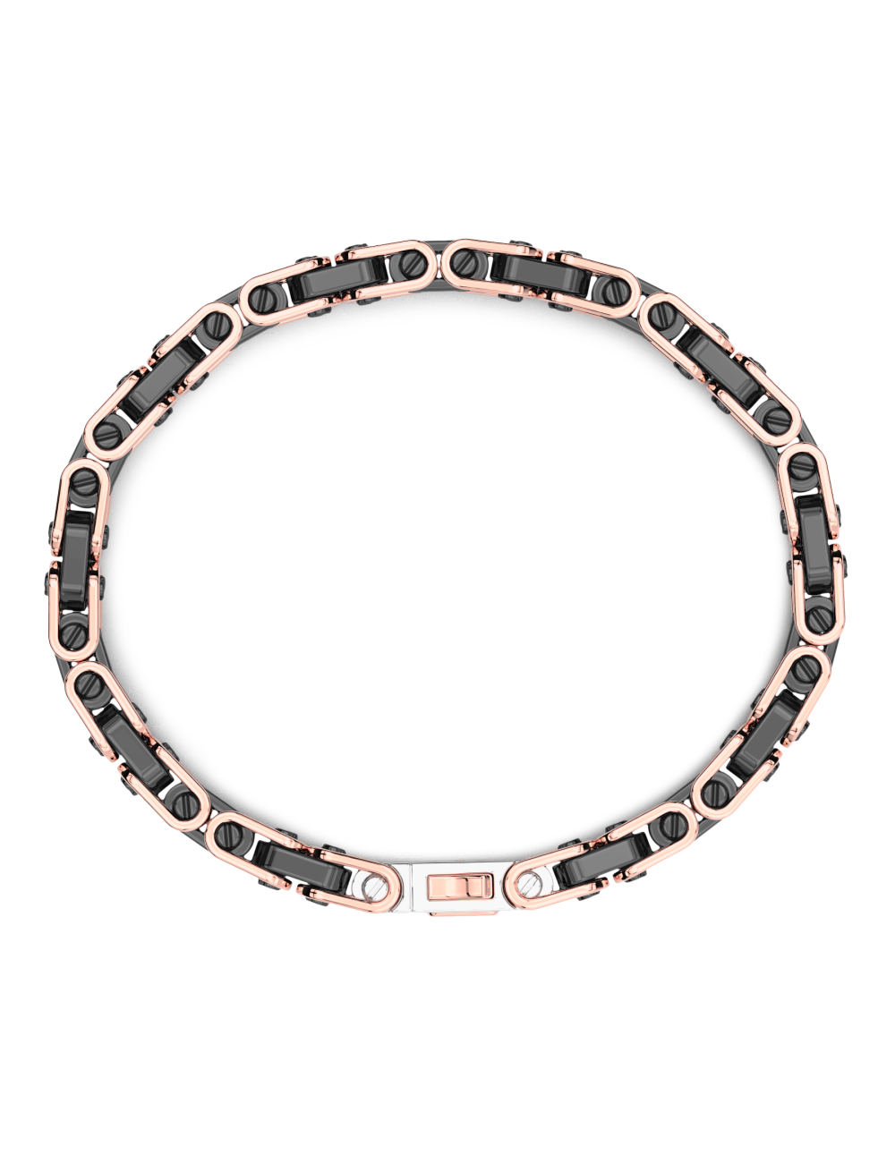 Jewerly Store - 18k rose gold and black ceramic bracelet - Zancan | Italian Jewelry Boutique