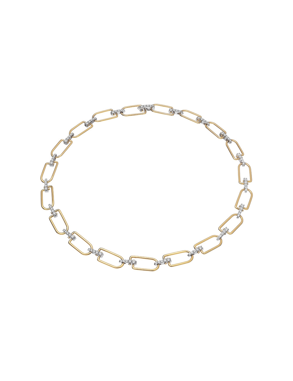Jewerly Store - 18k Reine Big Necklace with Diamonds Hand-Made In Italy - Eéra | Italian Jewelry Boutique