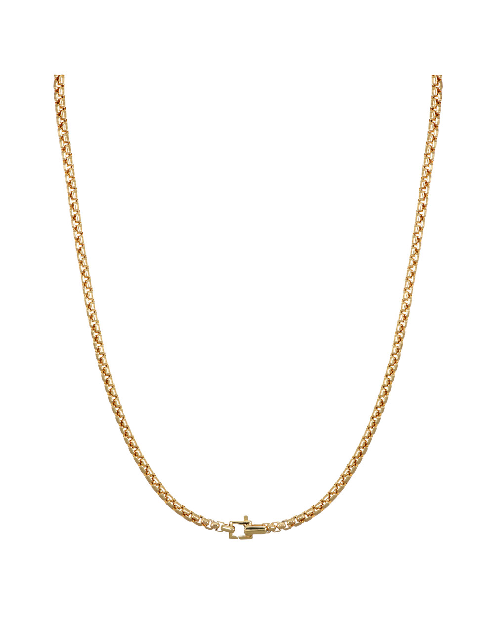 Jewerly Store - 18k Chain Box Necklace Hand-Made in Italy - Lisa Colpo | Italian Jewelry Boutique