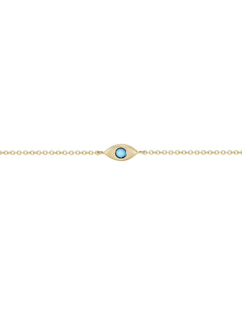 Jewerly Store - 18k Plane Single Eye Solid Gold Bracelet - Netali Nissim | Italian Jewelry Boutique