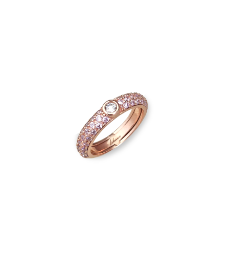Labrioro Easy Chic Anillo Pavé rosa