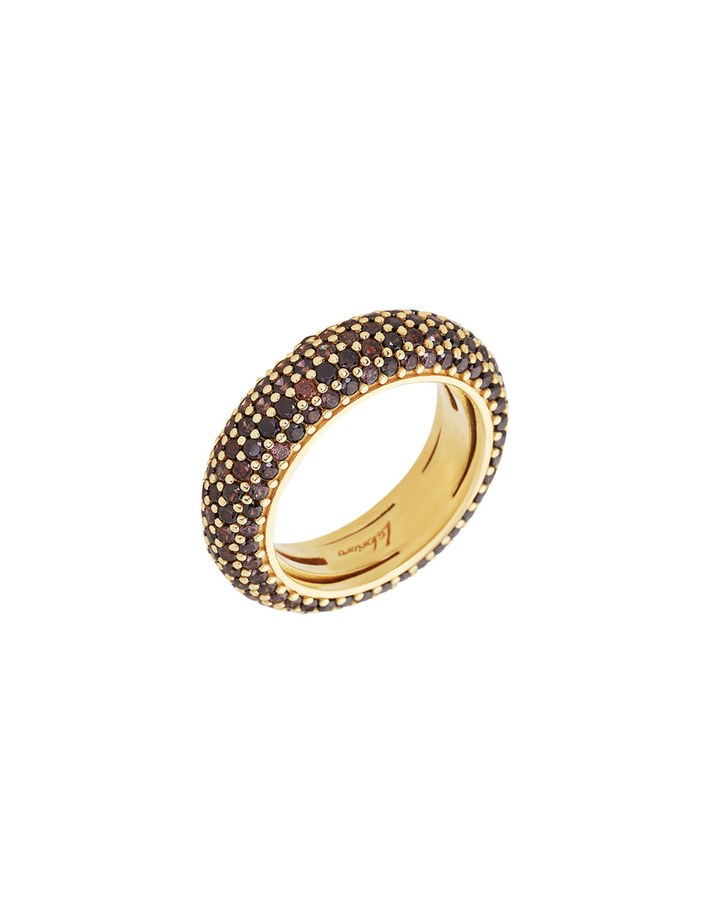 Jewerly Store -  Labrioro Anillo París Pavé Lleno de Circonitas en Plata 925 | Italian Jewelry Boutique