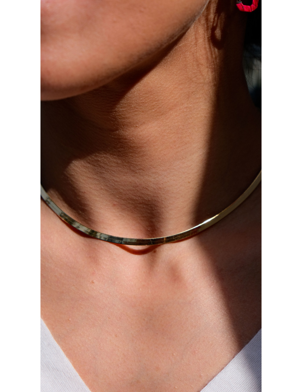 Jewerly Store - Collar Lisa Colpo "Snake" en Plata 925 chapada en oro 18k - Lisa Colpo | Italian Jewelry Boutique
