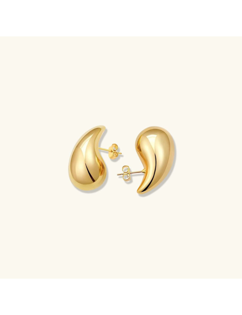 18kt Bottega like Drop Earrings - Small