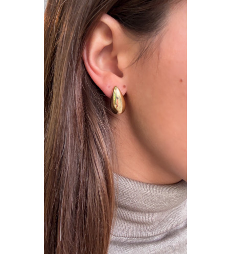 18kt Bottega like Drop Earrings - Mini
