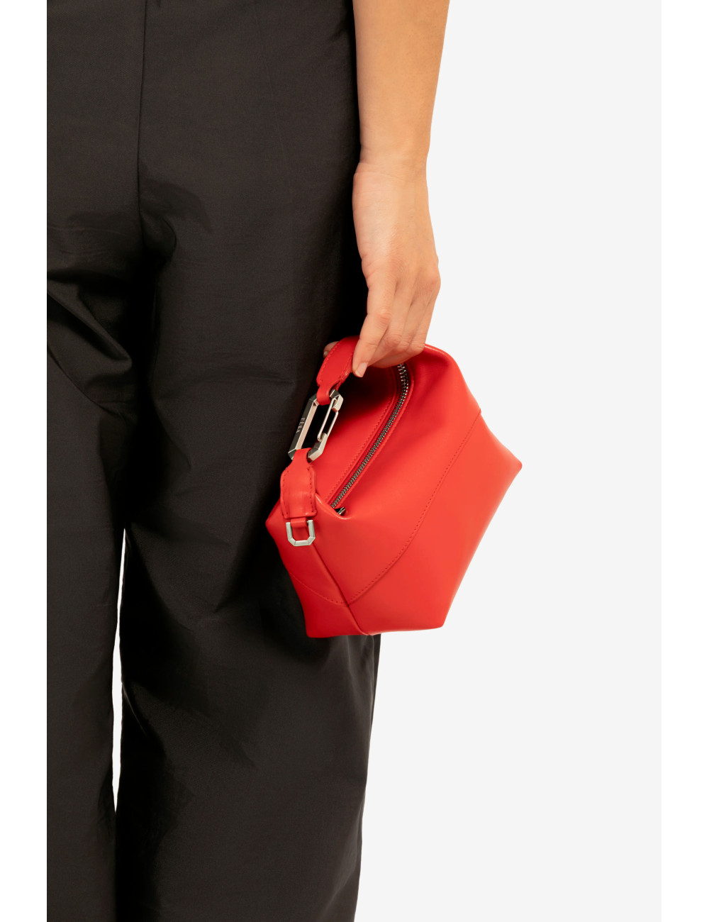 Jewerly Store -  Red Leather Moon Bag. Hand-made in Italy - Eéra | Italian Jewelry Boutique