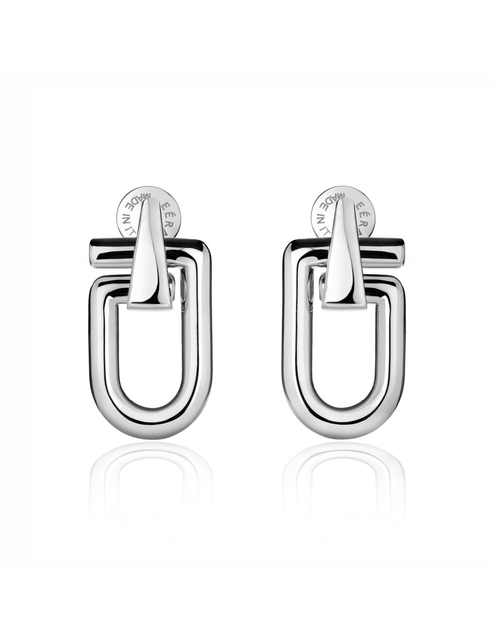 Joyería - Pendiente Grande Chiara con Diamantes. Hecho a mano en Italia - Eéra | Italian Jewelry Boutique