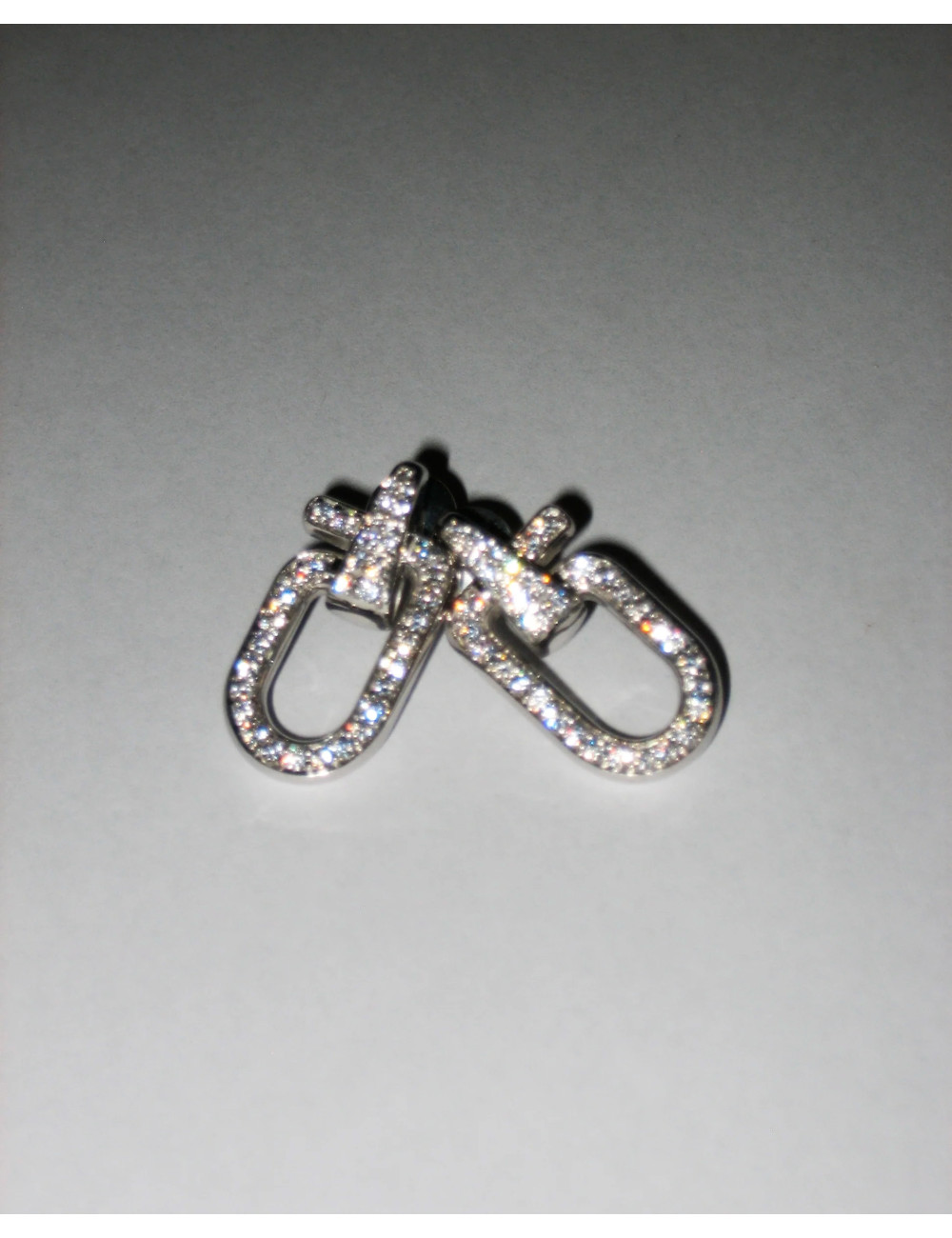 Jewerly Store - Mega Reine Full Pavé Earrings - Hand-Made in Italy - Eéra | Italian Jewelry Boutique
