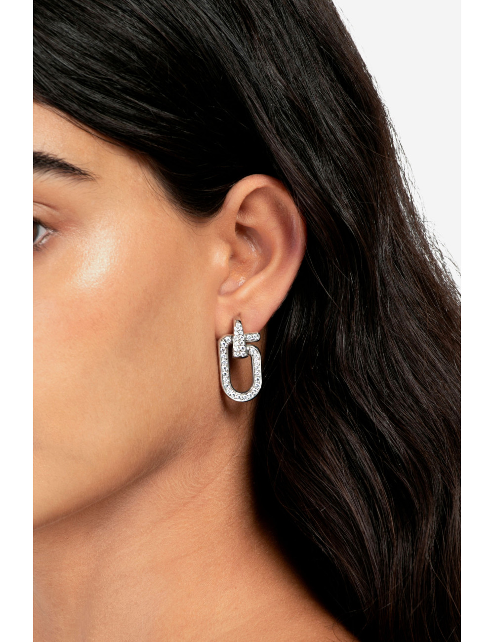 Joyería - Pendientes Mega Reine Full Pavé. Hechos a mano en Italia. - Eéra | Italian Jewelry Boutique