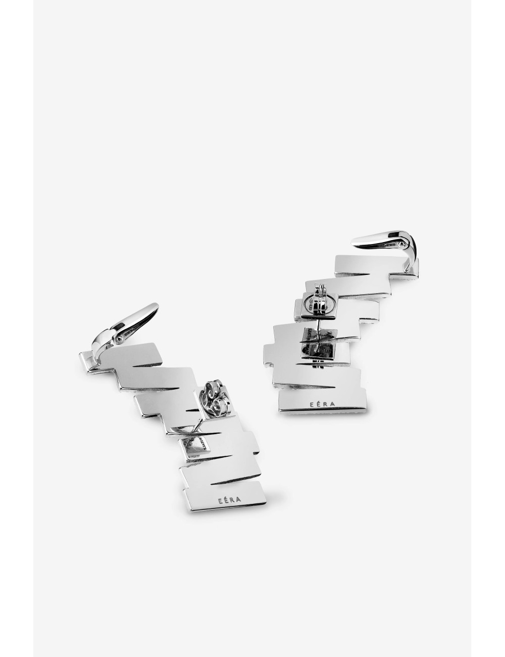 Joyería - Pendiente Grande Chiara con Diamantes. Hecho a mano en Italia - Eéra | Italian Jewelry Boutique