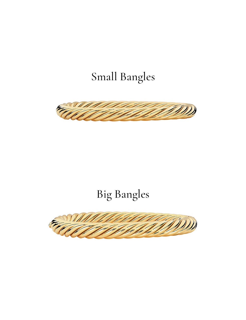 Jewerly Store -Twisted Bangle in 18kt finishing Over Sterling Silver- Dariya Colpo | Italian Jewelry Boutique