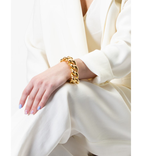 18k Yellow Gold Big Chain Bracelet