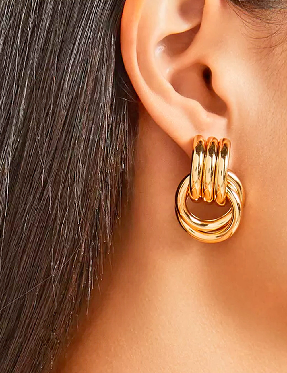 Joyería - Pendientes Gota Grandes de Oro Amarillo de 18 k - Lisa Colpo | Italian Jewelry Boutique