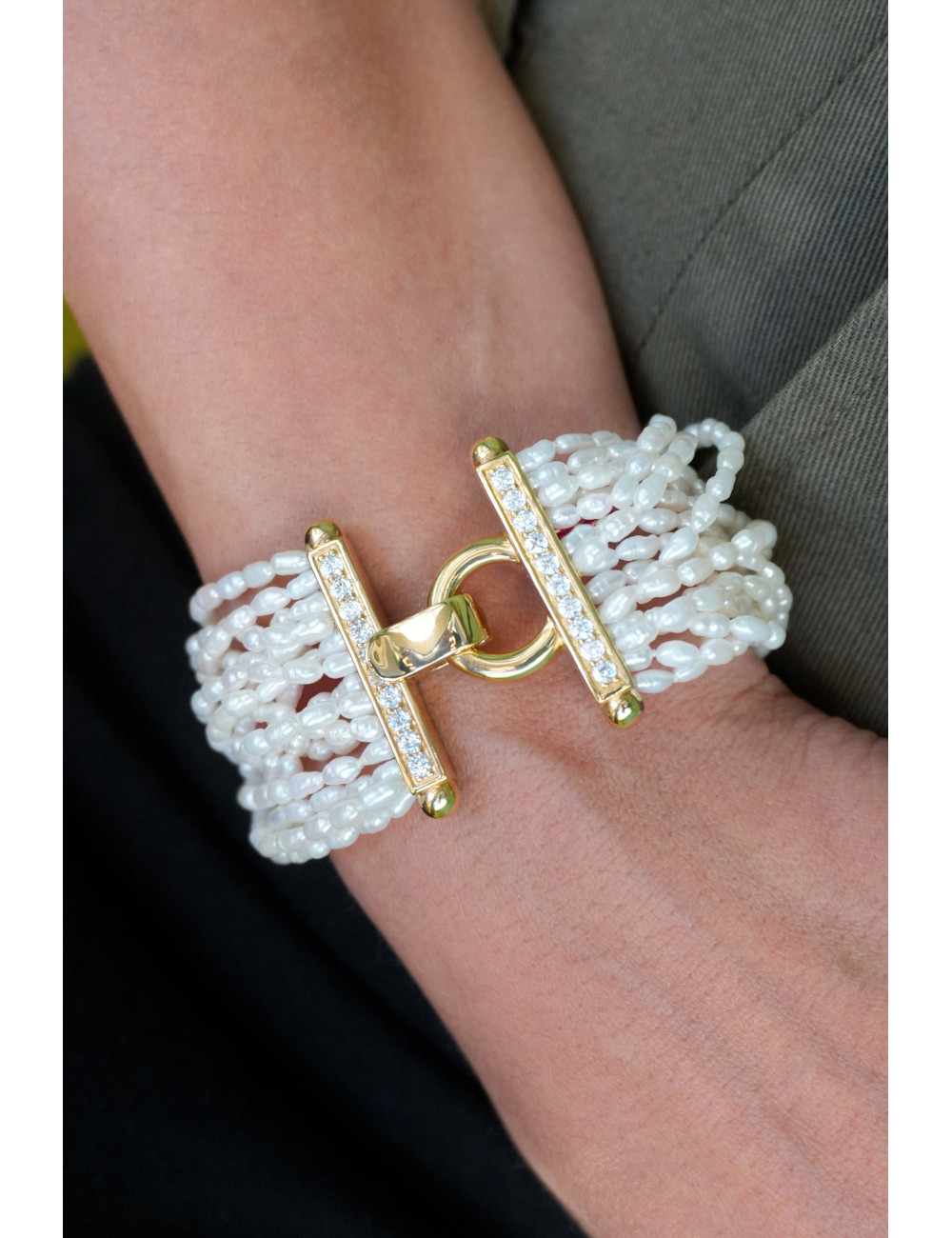 Jewerly Store - Pulsera Keshi de Lagerfeld - Lisa Colpo | Italian Jewelry Boutique