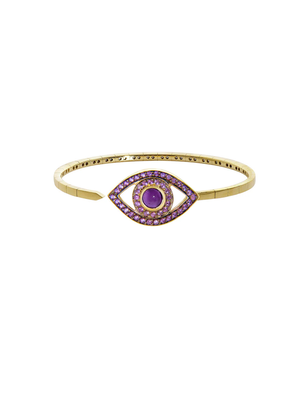 Jewerly Store - Iconic Eye on a Spring Bangle - Netali Nissim | Italian Jewelry Boutique