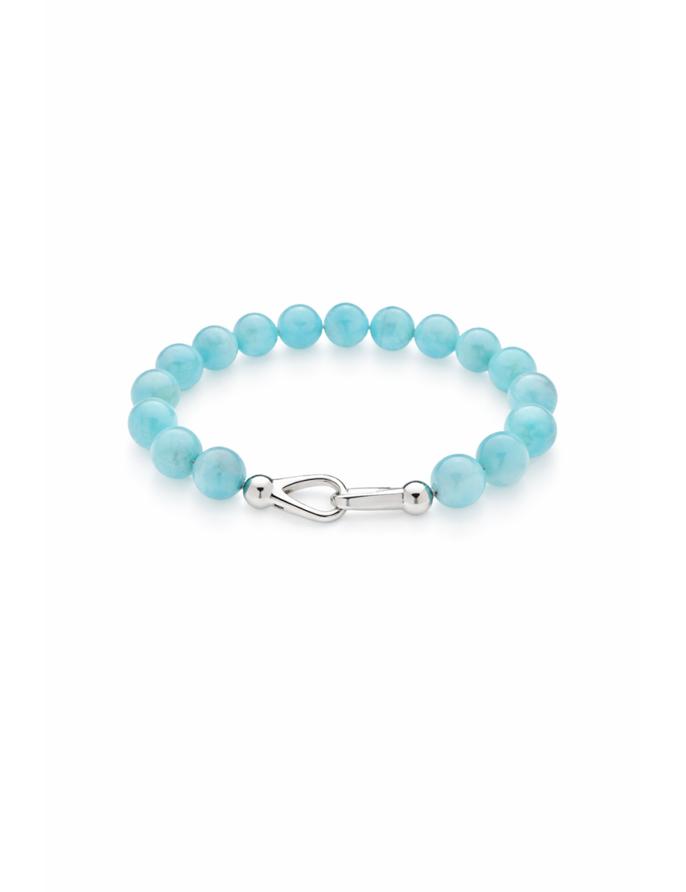 Joyería - Pulsera de Plata con Cuentas de Crisocola - Lisa Colpo | Italian Jewelry Boutique