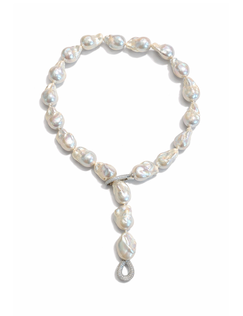 Dariya Necklace Full Pavè