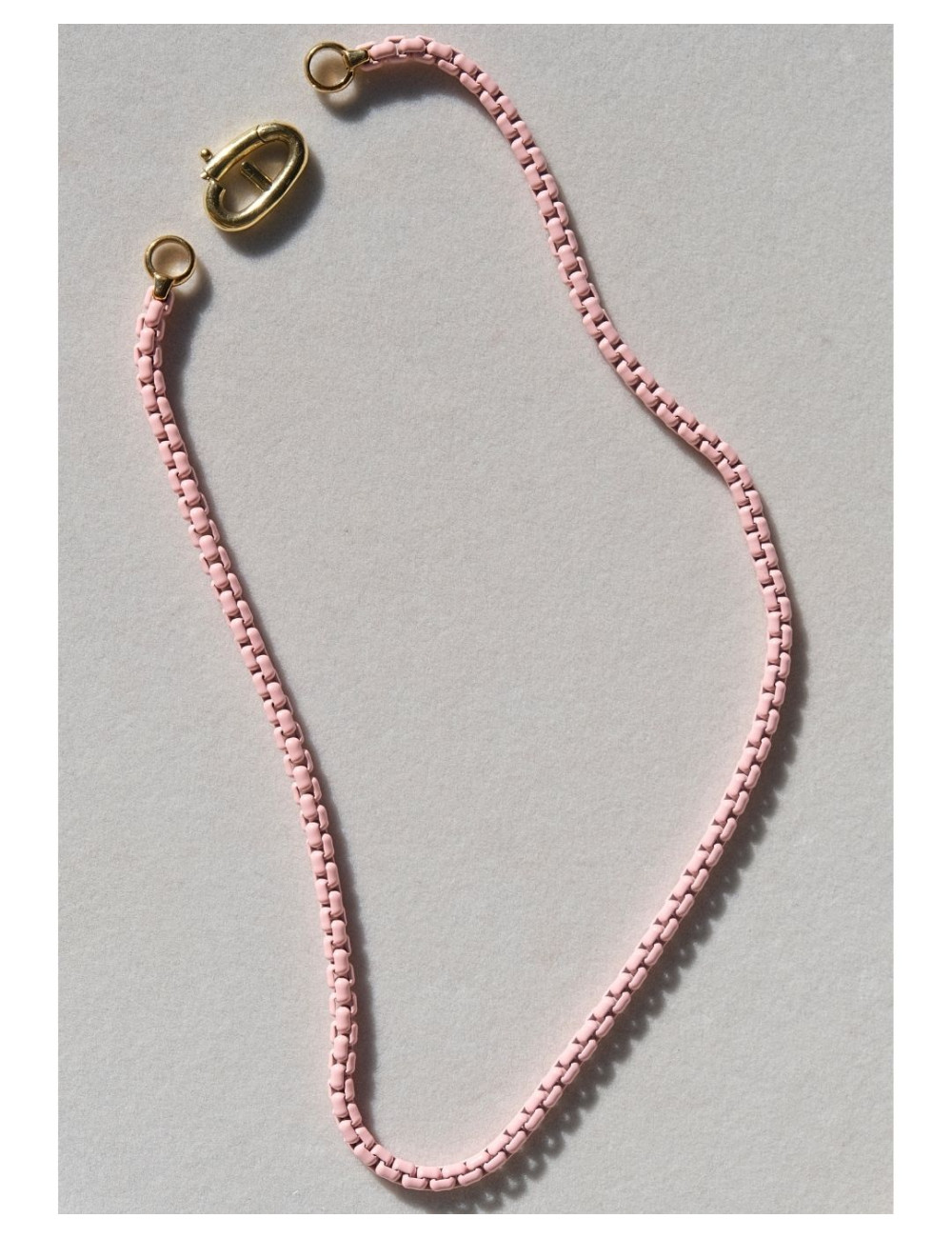 Colored Long Box Chain - Composable Necklace