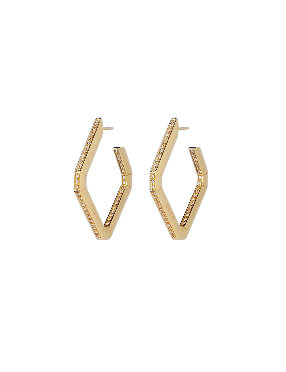 Jewerly Store - Allegra Earrings Yellow Gold Pair - Eéra | Italian Jewelry Boutique
