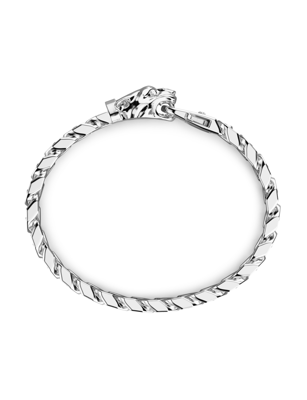 Joyería - Pulsera de Cadena Con Cierre De Cabeza De Pantera - Zancan | Italian Jewelry Boutique