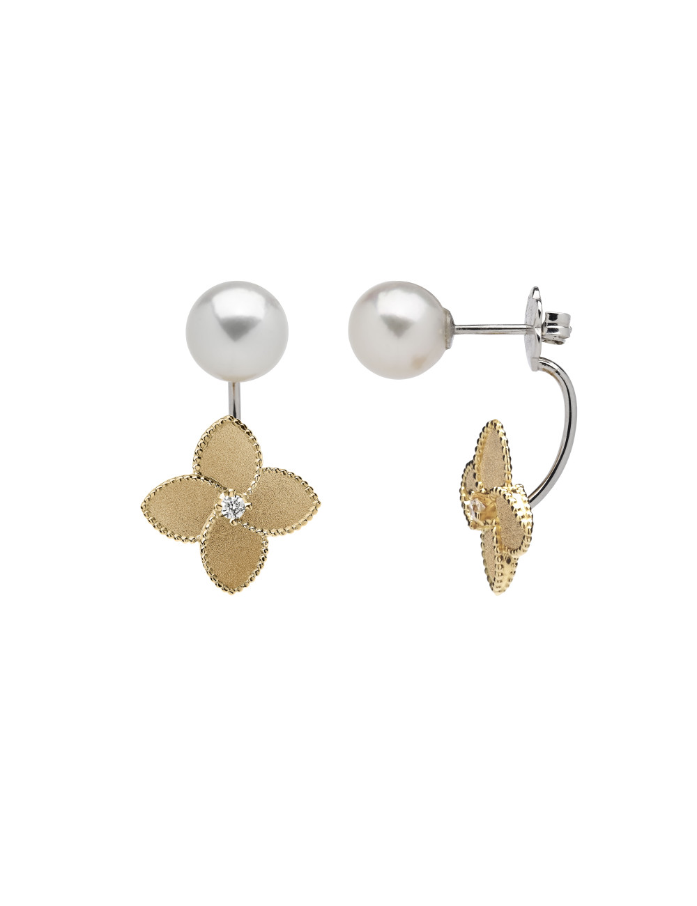 Joyería - Pendientes de Perlas de Flores - Lisa Colpo | Italian Jewelry Boutique