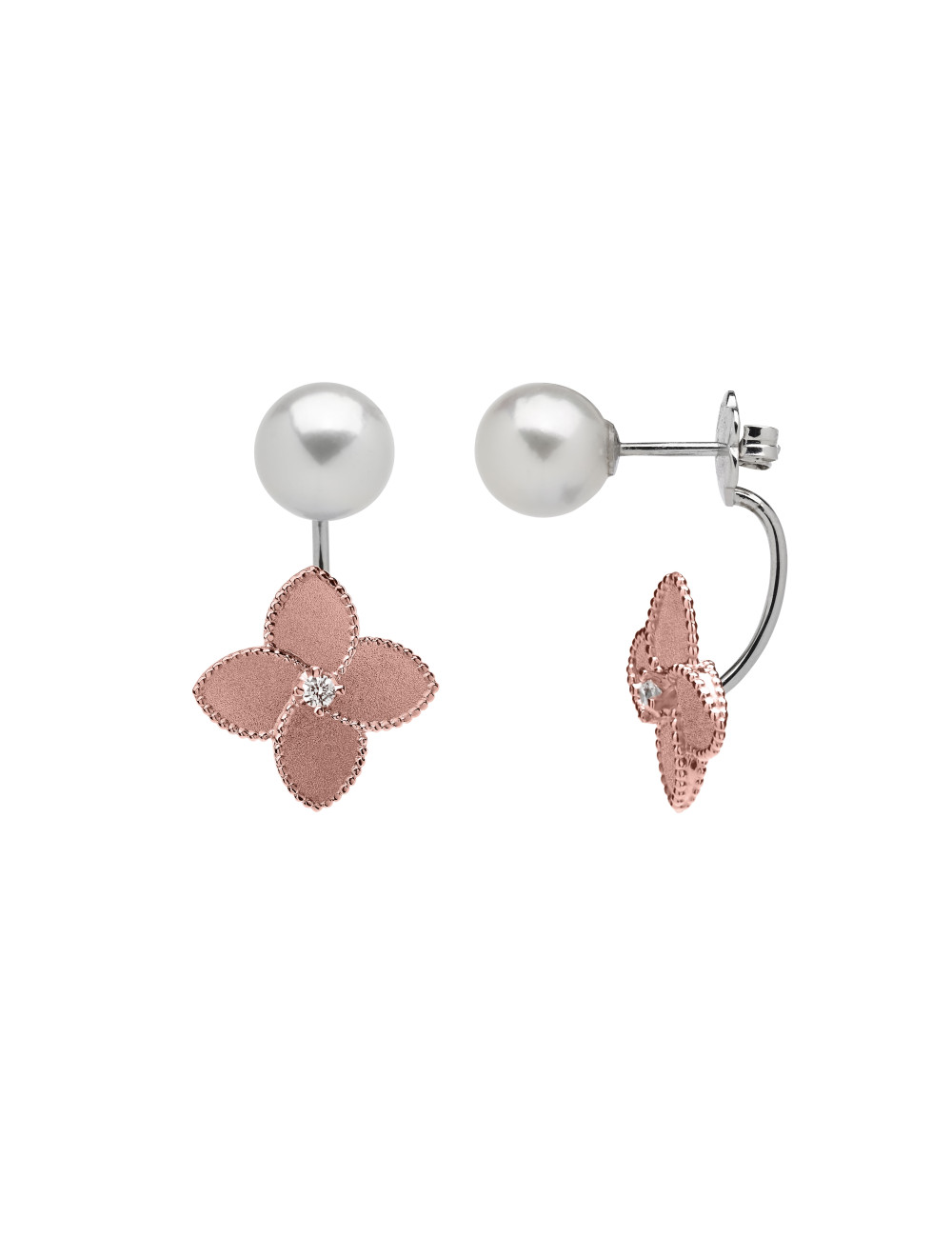 Jewerly Store - Flower Pearl Earrings - Lisa Colpo | Italian Jewelry Boutique