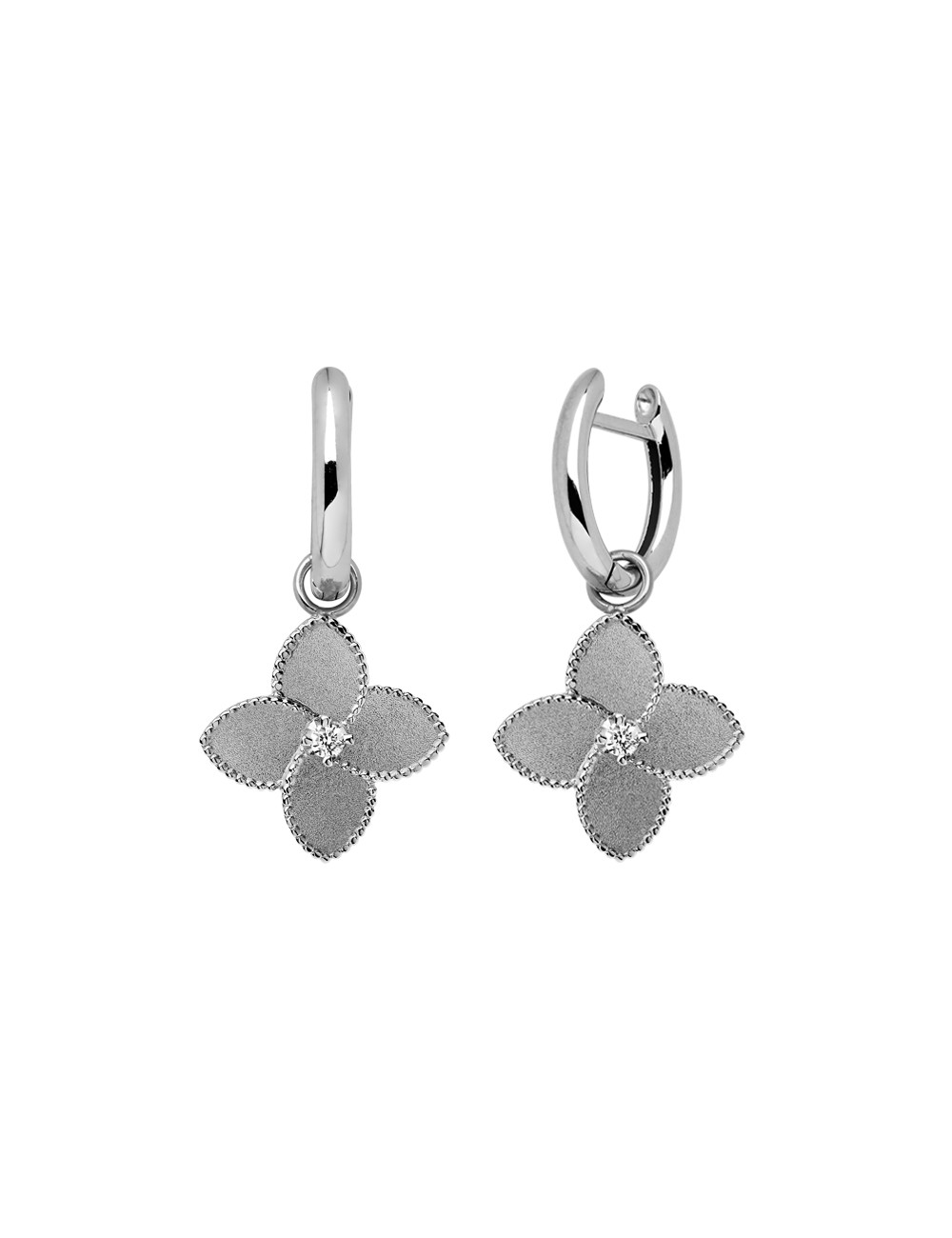 Joyería - Pendiente de Flores con Diamantes - Lisa Colpo | Italian Jewelry Boutique