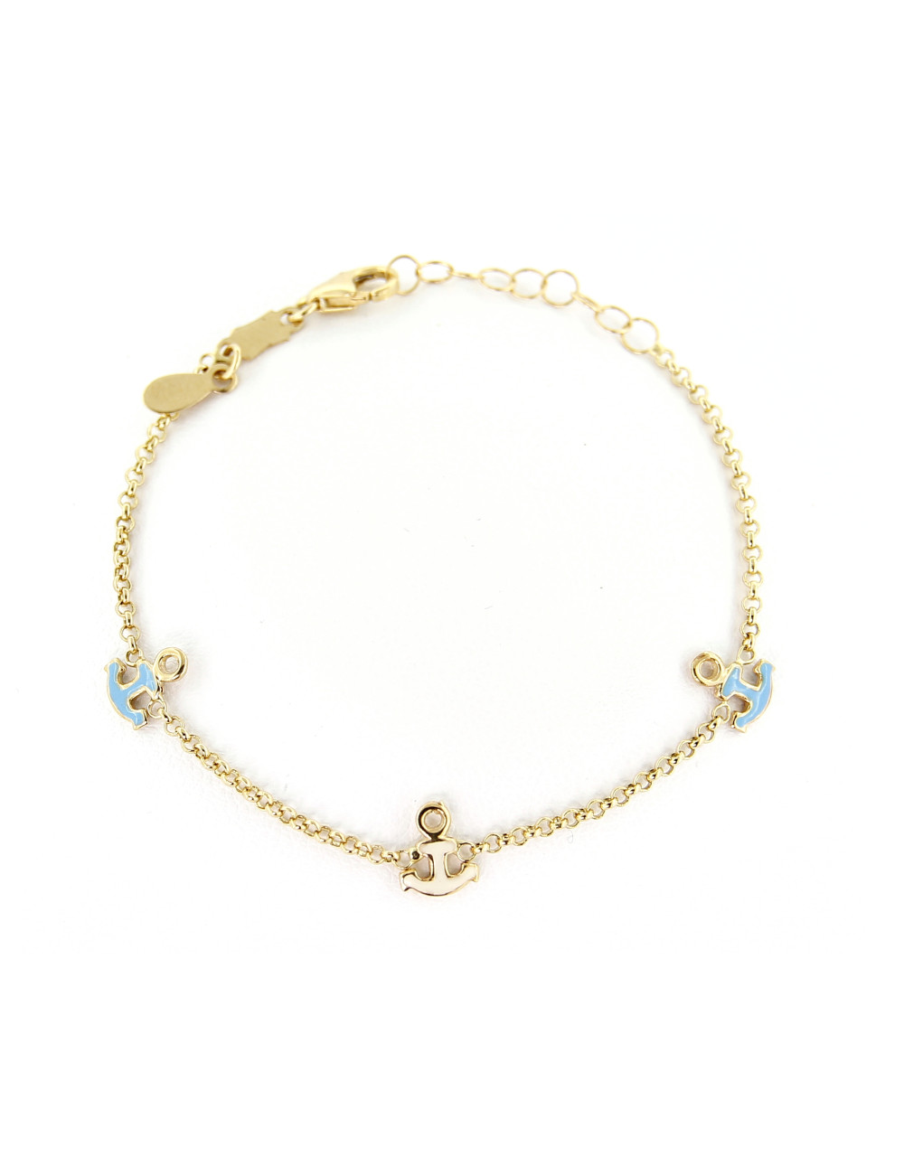 Jewerly Store - For Kids Anchor Baby Bracelet - Alice Gioielli | Italian Jewelry Boutique