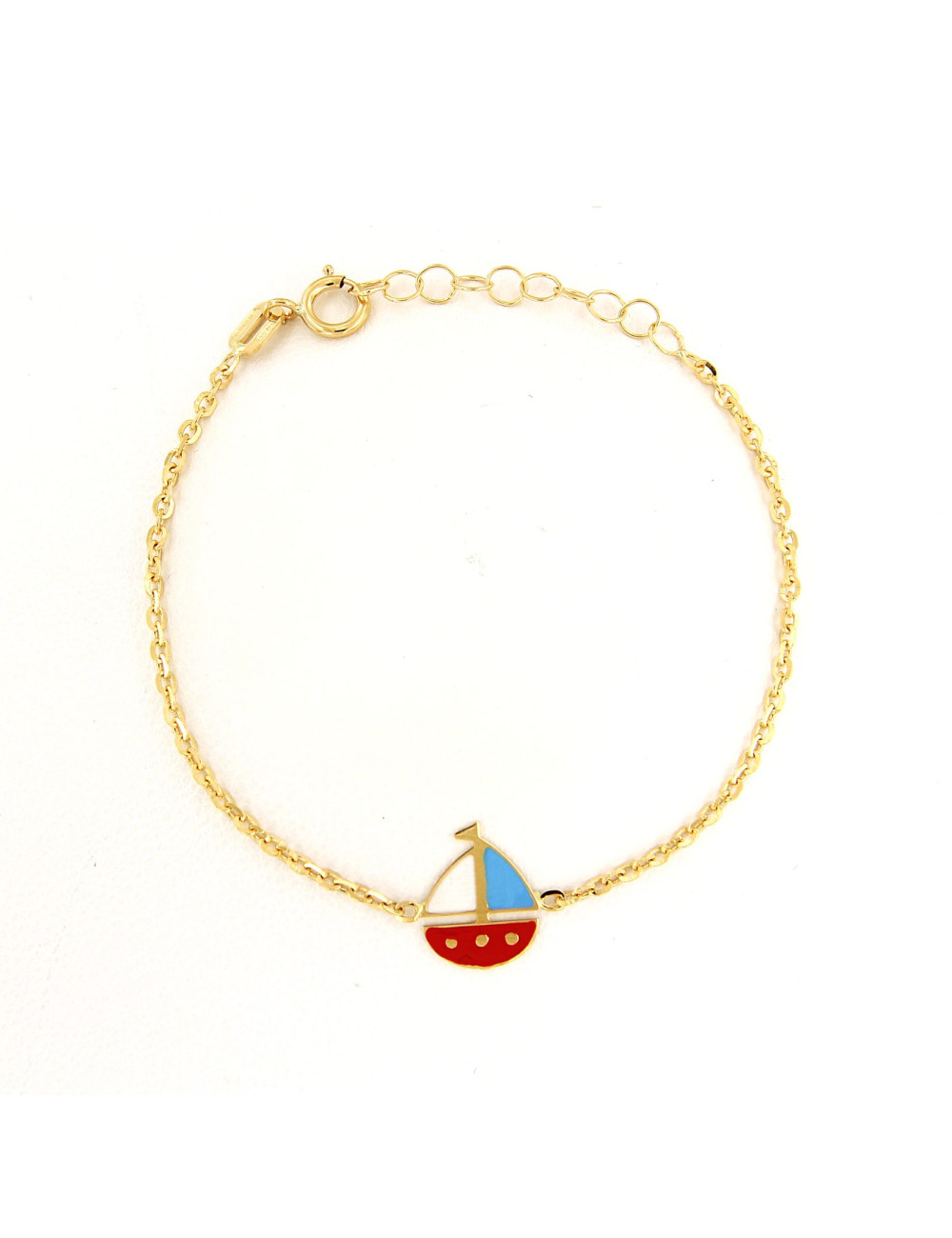 Jewerly Store - For Kids Sailboat Baby Bracelet - Alice Gioielli | Italian Jewelry Boutique