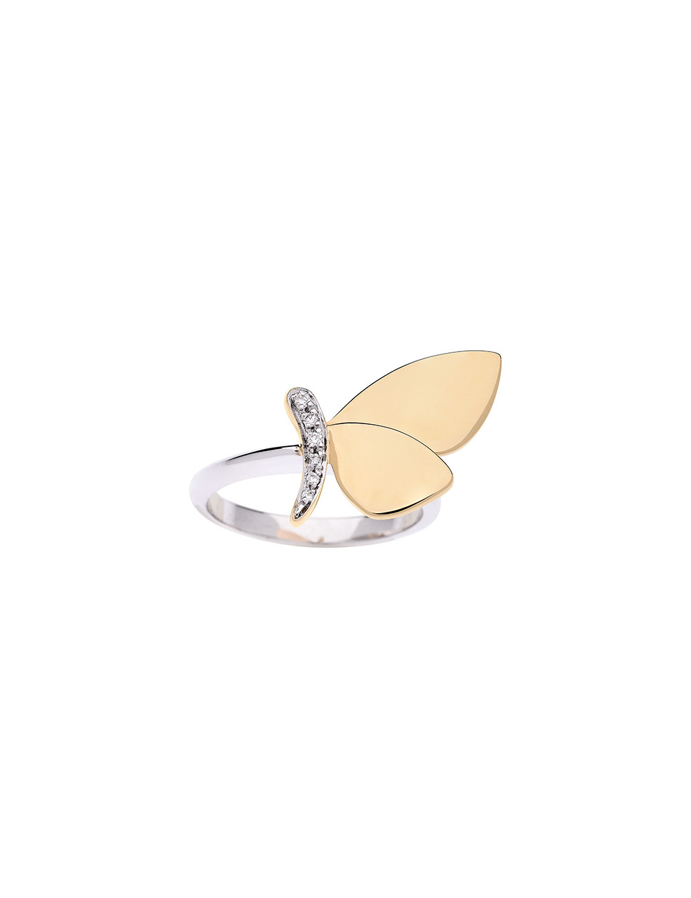 Jewerly Store - 18k Gold Butterfly with Diamonds Rings - Lisa Colpo | Italian Jewelry Boutique