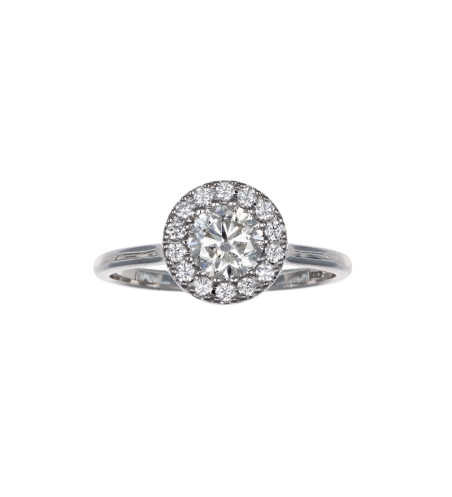 18k White Gold Diamond Ring